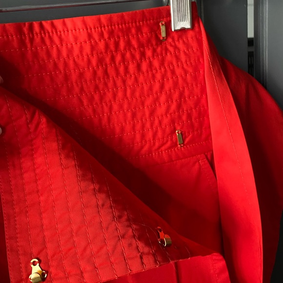 NWT Tory Burch wrap midi skirt red - Picture 7 of 7